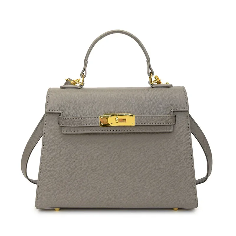 2025 علامة تجارية جديدة عصرية وفريدة من نوعها وكلاسيكية وفاخرة - تصميم راقي - لون نقي - حقيبة بلاتينية بكتف واحد