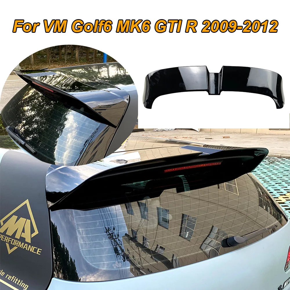 

Car Rear Trunk Roof Spoiler Wing Lid Extension Cars Top Wings Tail For vw Golf6 MK6 GTI R 2009-2012 Cars golf 6 Accesorios