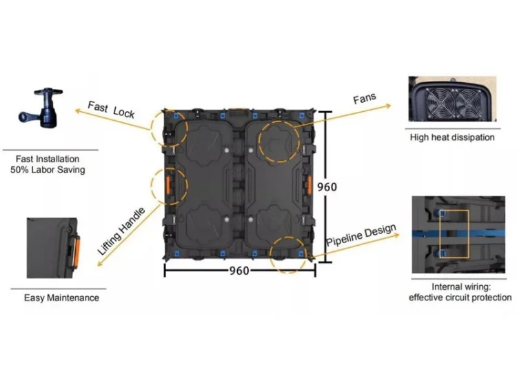 تصميم جديد بالجملة HD P6.67 LED لوحة الحائط الفيديو كامل اللون ملعب محيط LED عرض مجلس ملعب ساعة شاشة LED #4