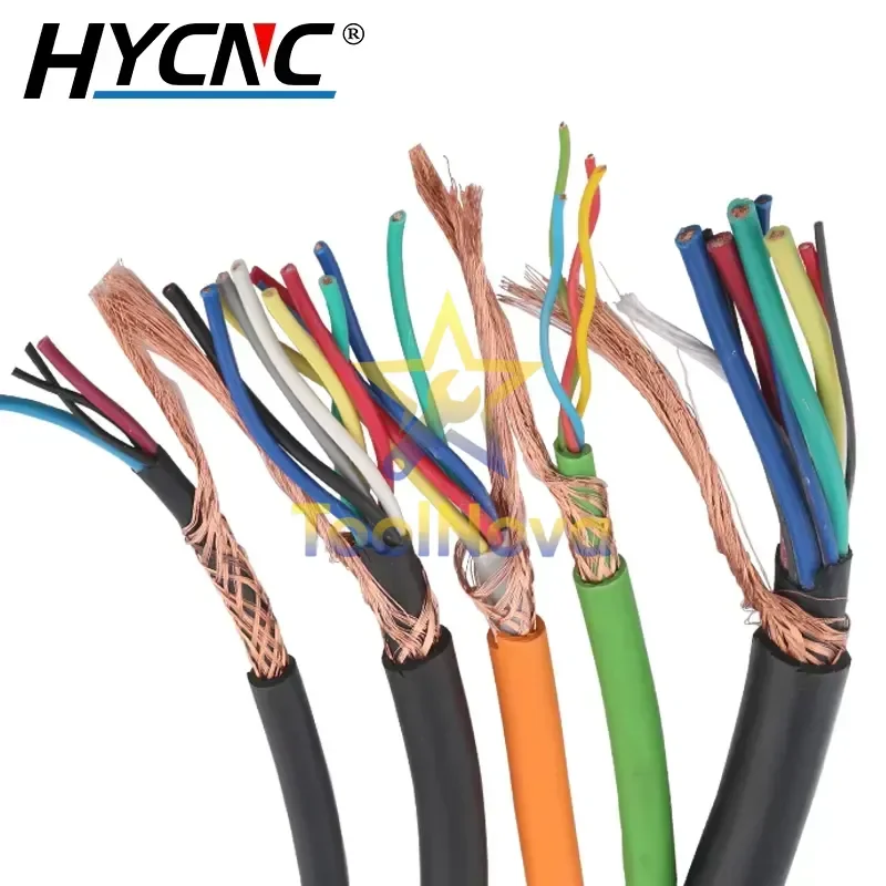 2026*Hotsale* PVC Insulated 3/4/56/6-Core Flexible Control Cable for CNC Machine Tool Copper Core Power Cable with