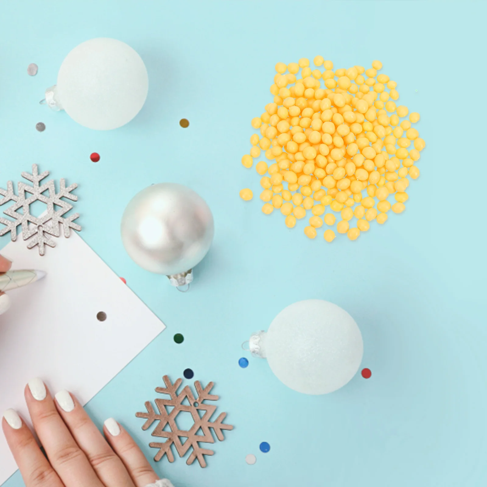 

Dried Soybean Props Simulation Beans Model Artificial Food Realistic Fake Whole Grains