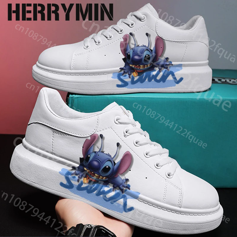 Stitch shoes Sneakers Men Women couple casual Shoes Male Platform kateboarding Fashion Girls Casual Shoes flats 3D graffiti