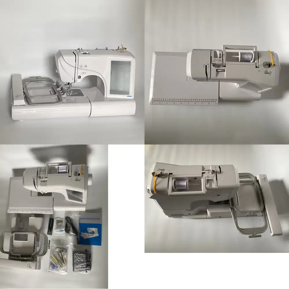 2026 Home Use Embroidery Machine for Textile Fabric 1 Portable Digital Embroidery System for Brother Janome Singer