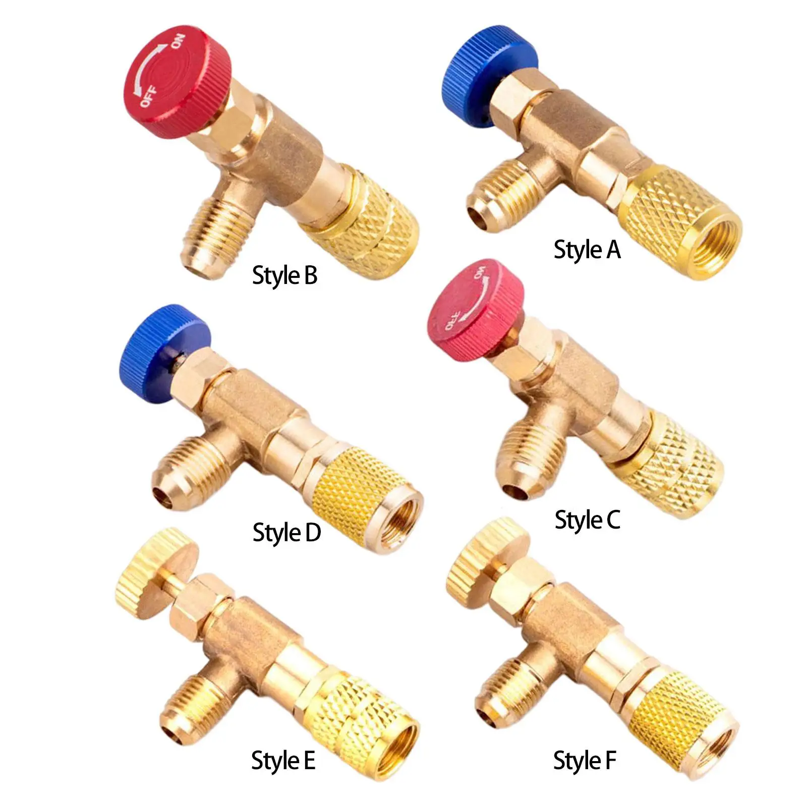 Adapter ładowania chłodniczego Sterowanie zaworem kulowym Narzędzie chłodnicze Adapter złącza do wymiany części serwisowej zaworu