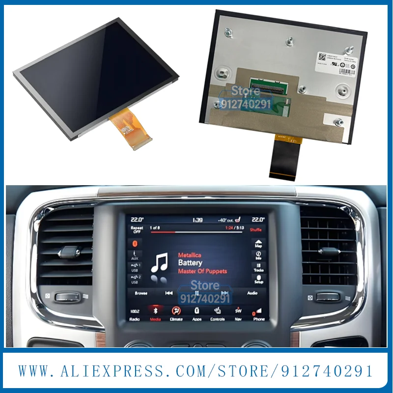 

LA084X01-SL02 LA084X01-SL03 LA084X01-SL01 Для Jeep Grand Cherokee Uconnect 2018-2020 ЖК-дисплей с сенсорным экраном LA084X01 SL01 SL02 03