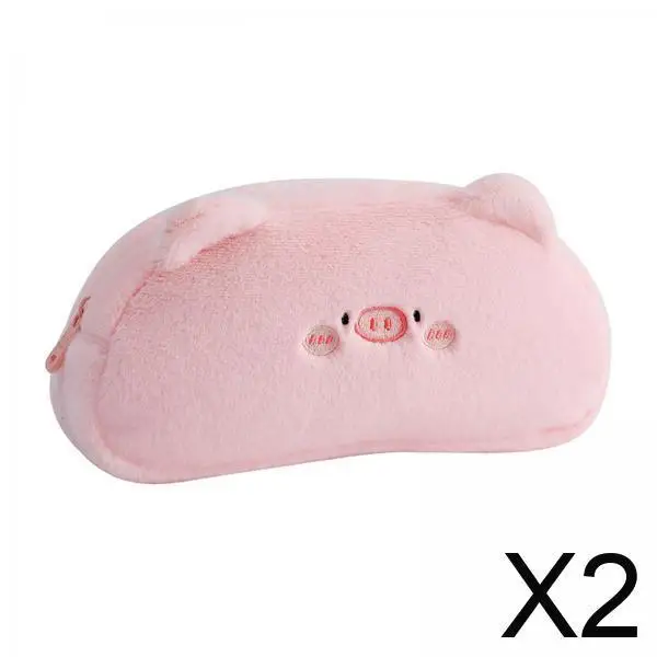 

Creative Plush Pencil Case with Animal Design Cute Pen Pouch Organizer for Home Office School Supplies