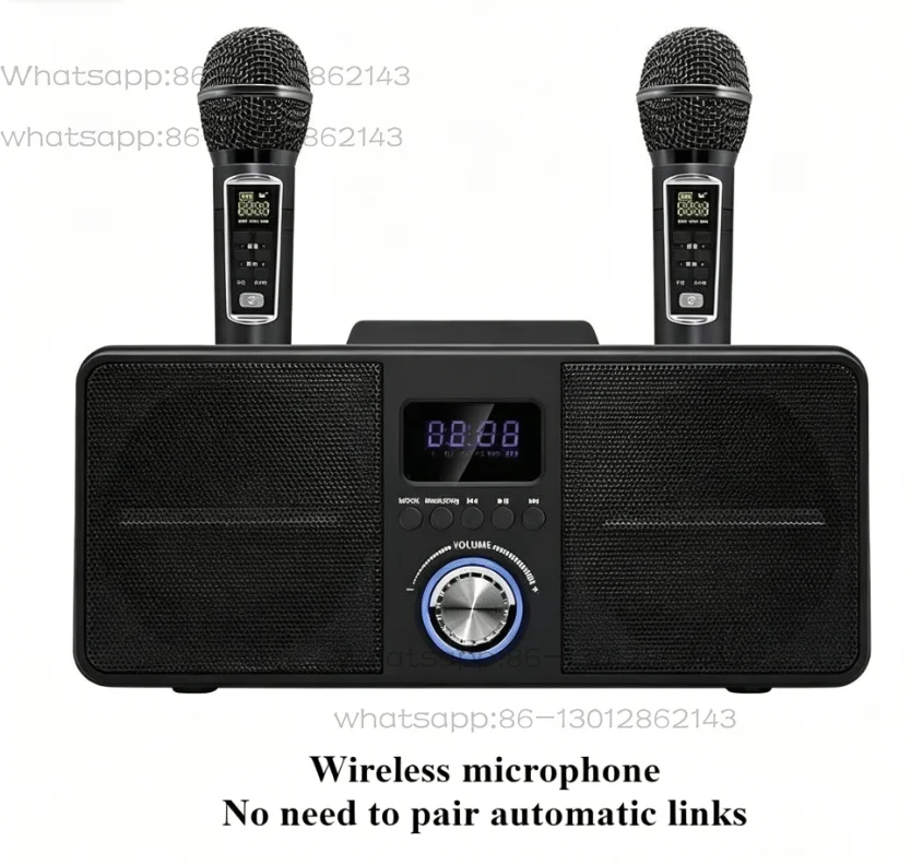 sd309-dual-microphone-home-karaoke-speaker-dedicated-3d-surround-subwoofer-wireless-singing-bluetooth-speaker