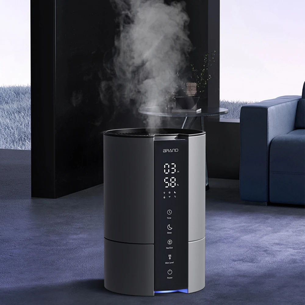 

High Mist Ultrasonic 4L Humidifier New Design Portable Top Water Add Touch Control Electric Air Humidifier For Home Hotel