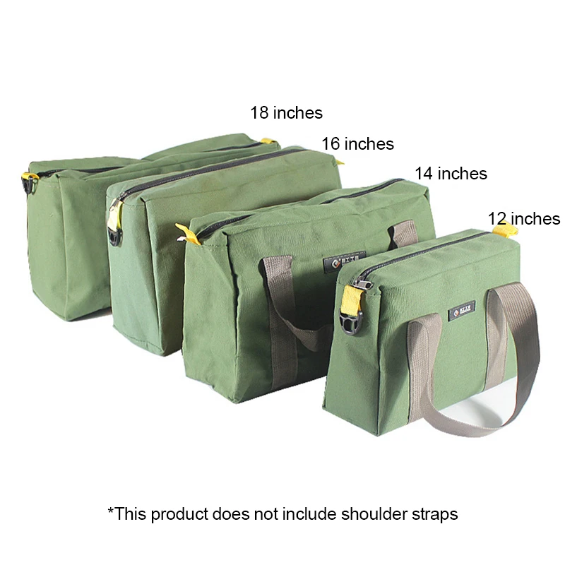 Hand Tool Storage Bag Multi-function Canvas Waterproof Portable Tool Carry Bag Wrenches Screwdrivers Pliers Metal Parts Storage