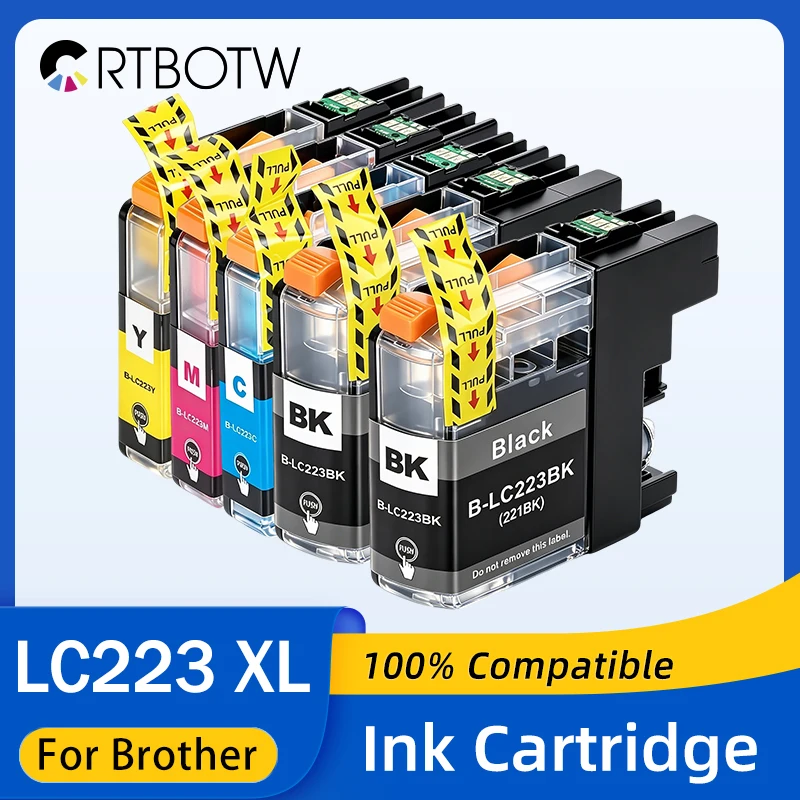 

223XL For Brother Ink Cartridge LC223 223 XL Compatible DCP-J562DW J4120DW MFC-J480DW J680DW J880DW J4620DW J5720DW Printer