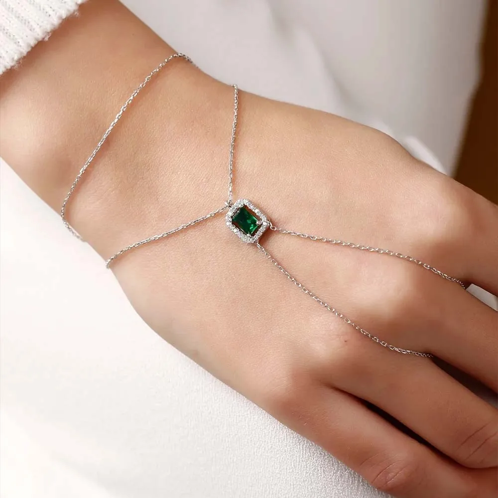 

Браслеты Stonefans Green Baguette 2024: оптовая продажа женских украшений с кристаллами, модные летние аксессуары для рук