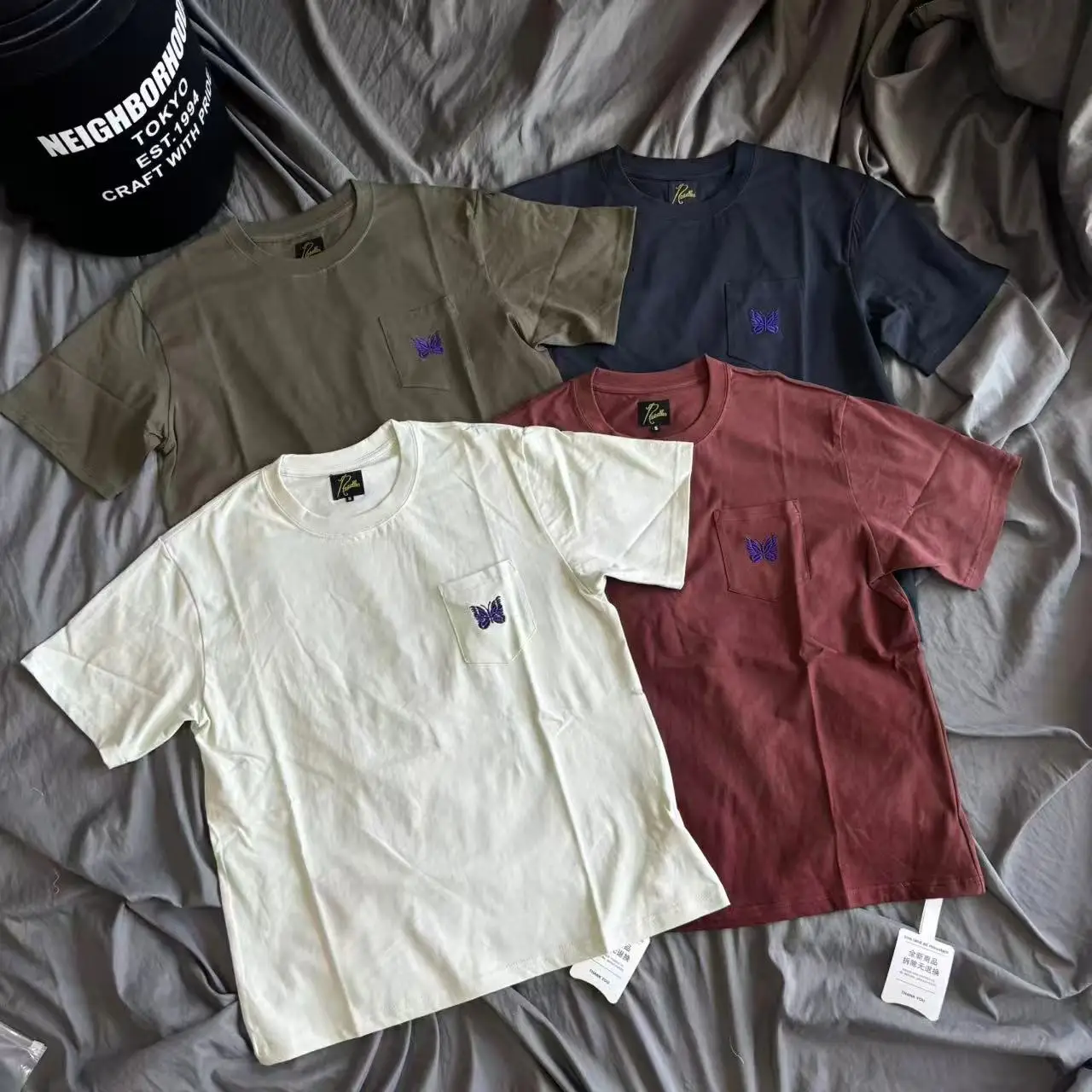 

Outdoor Casual Style Men Women Couple Loose Fit Short Sleeve Tshirt with Embroidered Pattern Cotton Non-fading