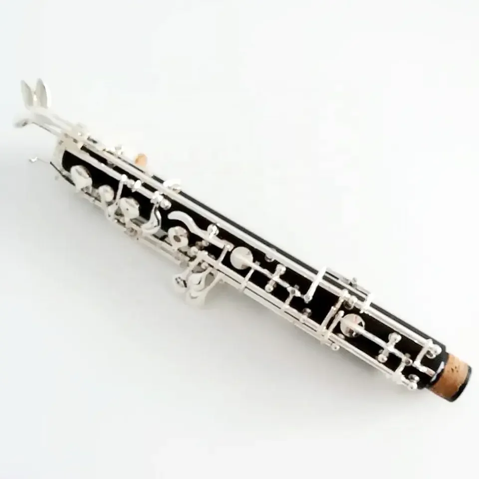 Manufacturers high quality bakelite silver plated 17 keys oboe instruments