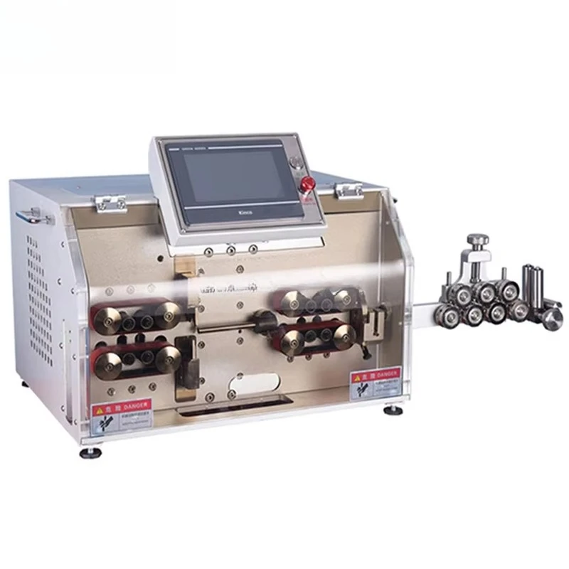 4-30Mm2 automatic multi-core cable cutting and stripping machine, sheathed cable wire cutting and stripping machine