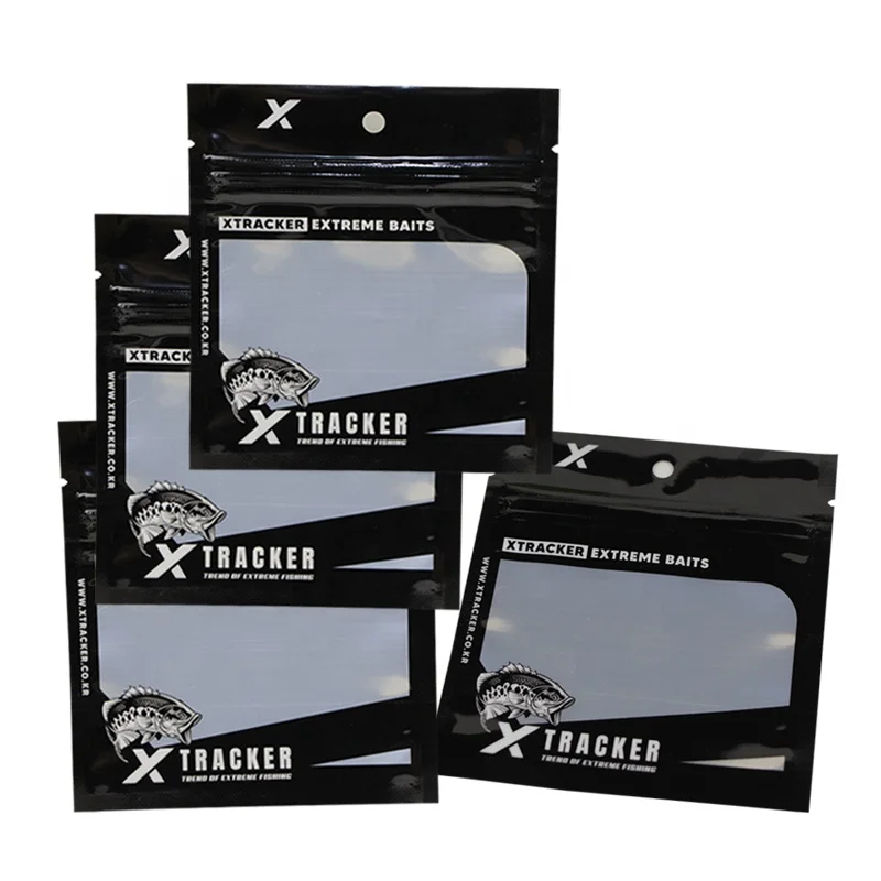 2025customized.custom printed laminated small plastic bags fishing hook jigging lure Bags Ziplock fishing Jigs Packaging