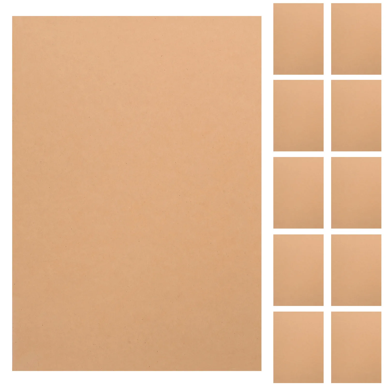 

Brown Kraft Cardstock 240Gsm Blank Craft Paper For Invitations Greeting Wedding Baby Shower Diy Scrapbooking Business
