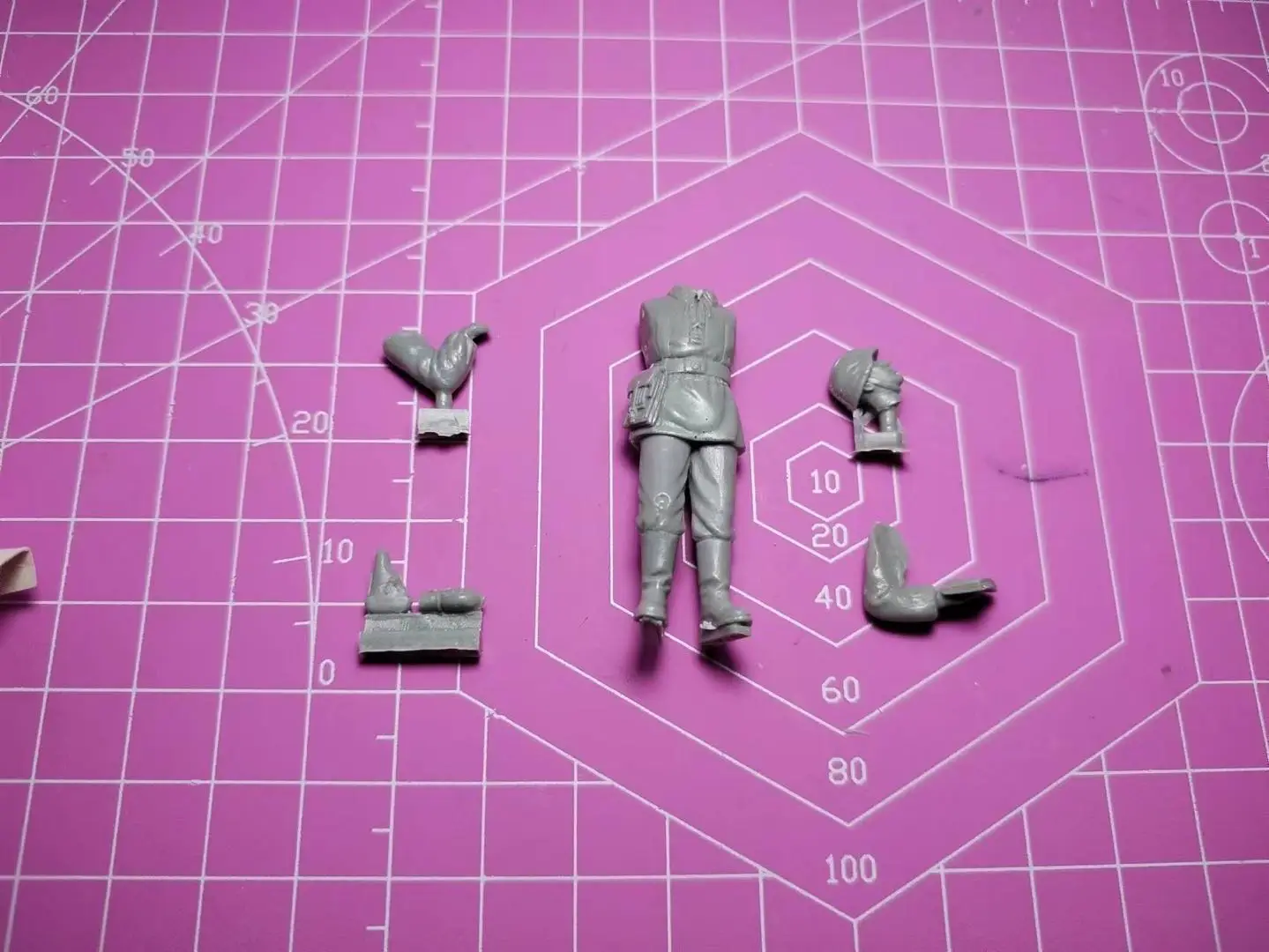 Figurine modèle GK en résine 1/35, kit non assemblé et non peint