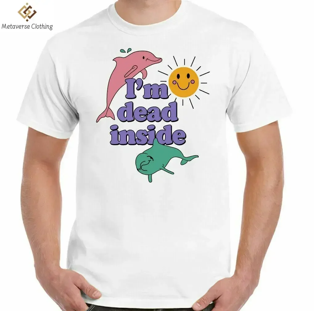 DEAD INSIDE T-SHIRT, Dolphin Environment Pollution Plastic Global Warming Ocean