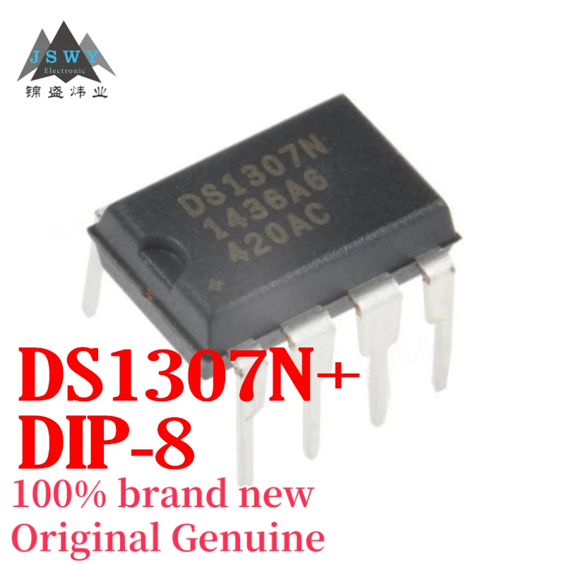 

(10/50pcs) DS1307N+ DS1307 SOP-8 Real-Time Clock IC Chip Genuine Authentic Stock Fast Shipping Free Shipping