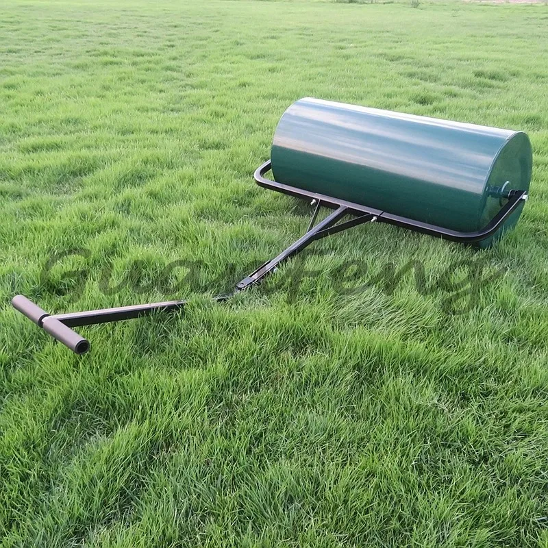 Lawn rolling and leveling, garden laying hand-pulled lawn roller