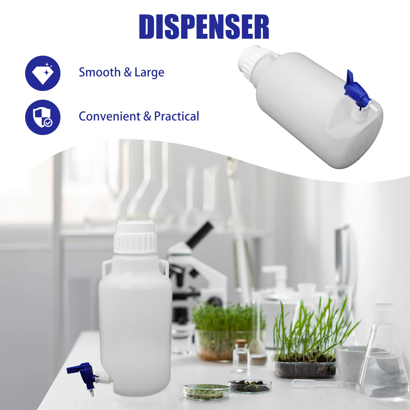 

Bottle Water Container with Spigot Jugs for Laboratory Containers Dispenser Liquid