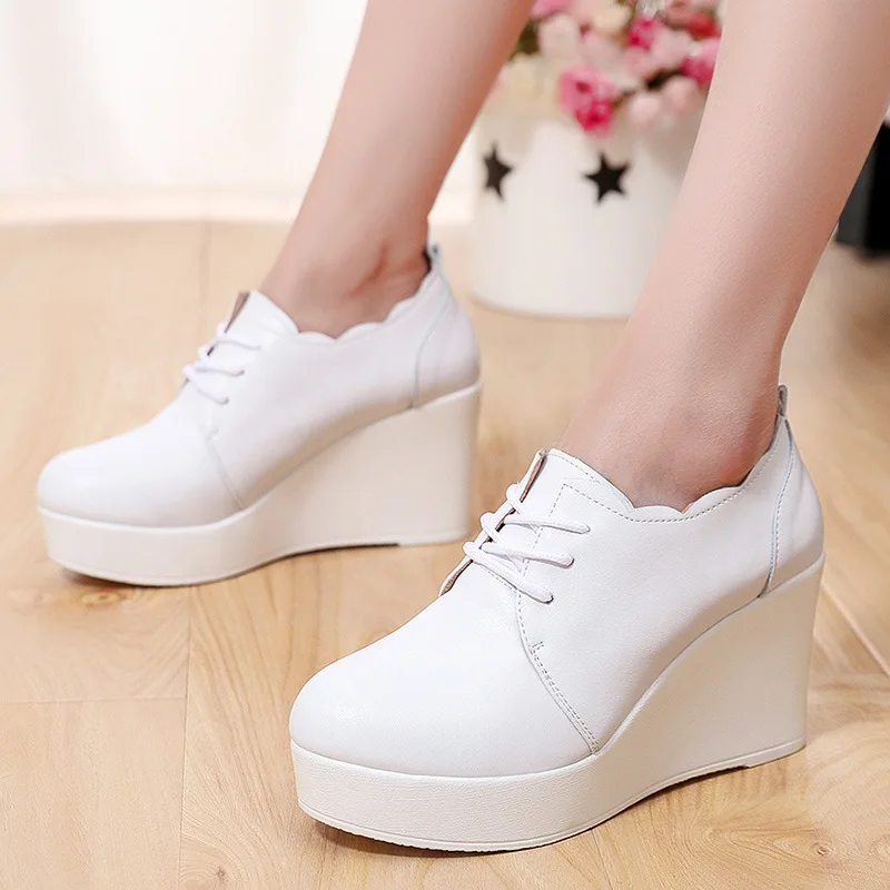 6 سنتيمتر 8 سنتيمتر 11.5 سنتيمتر حجم صغير 33-43 جلد طبيعي أسافين أحذية شتاء 2025 أحذية عالية الكعب منصة مع الفراء مكتب نموذج أمي