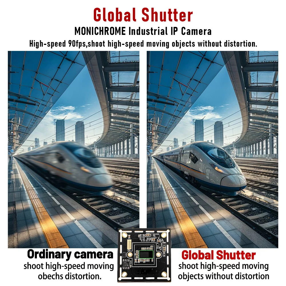 AR0234 Global Shutter USB Camera 1080P 90FPS Industrial Camera Board 2.8-12mm Varifocal Lens Plug And Play for Machine Vision
