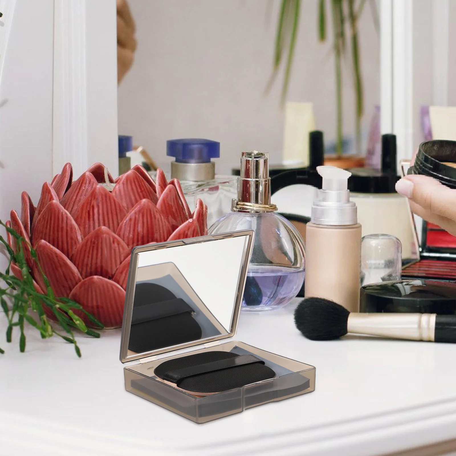 مجموعة واحدة من ورق النشاف المحمول للبشرة الدهنية، أوراق امتصاص الزيت، تصميم مدمج للوجه لاستخدام المواد الآمنة للمكياج