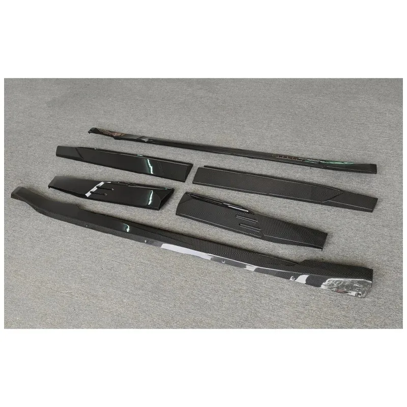 New Edge Design Car Small Surround for XM Modified LD Style Dry Carbon Fiber Side Skirt Body Kit