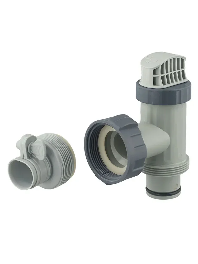 Pool Adapter Tank Plunger Valve B Type Hose Adapter B-Type Hose 1.25 To 1.5inch Easy To Install Robust Material