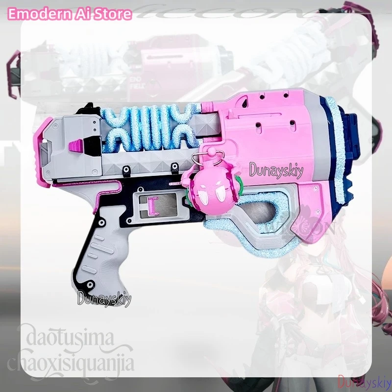 

Anime 3D Polylactic Acid Game Arknights: Endfield Cosplay Yvonne Artzy Tyrannical Pink Fake Accessories 코스프레 Halloween