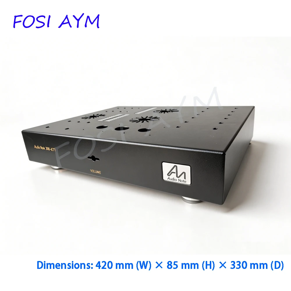 

Корпус усилителя FOSI AYM Replica AN Kit 1 (420*85*330 мм) для лампового усилителя 300B Single Ended, стальной, для самостоятельной сборки