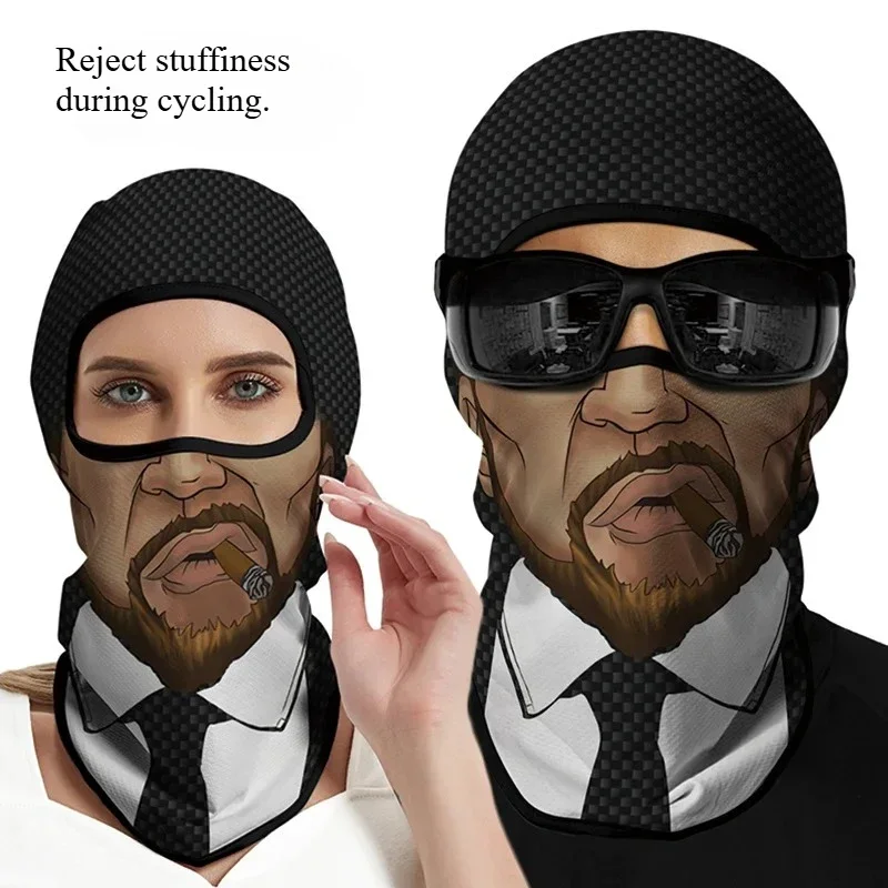 Outdoor Sunscreen Balaclava Venom Skeleton Riding Scarf Novelty Full Face Multi Functional Bandanas Ski Mountain Motorcycle Mask view 6
