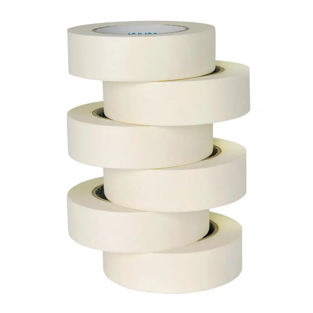 

1.41" x 60yds Masking Tape, 6 Rolls Beige White for Painting & DIY