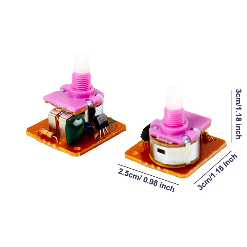 110V/220V SCR Fine-tuning Dimmer Switch Potentiometer Dimming Switch Table Wall Lamp Dimmer DIY Temperature Adjustment