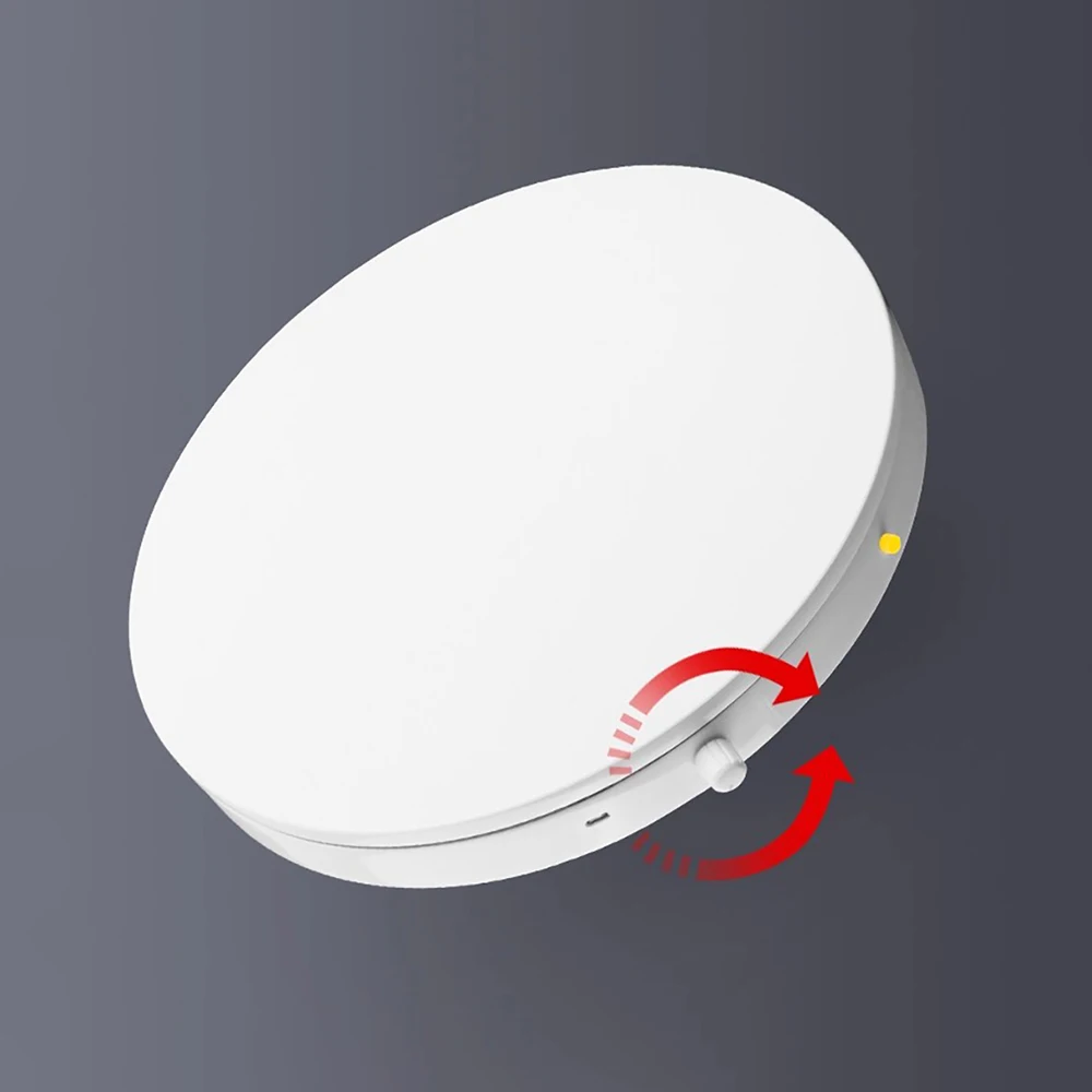 Electric Turntable - 360° Rotating Display Stand, Silent Motor, Adjustable Speed