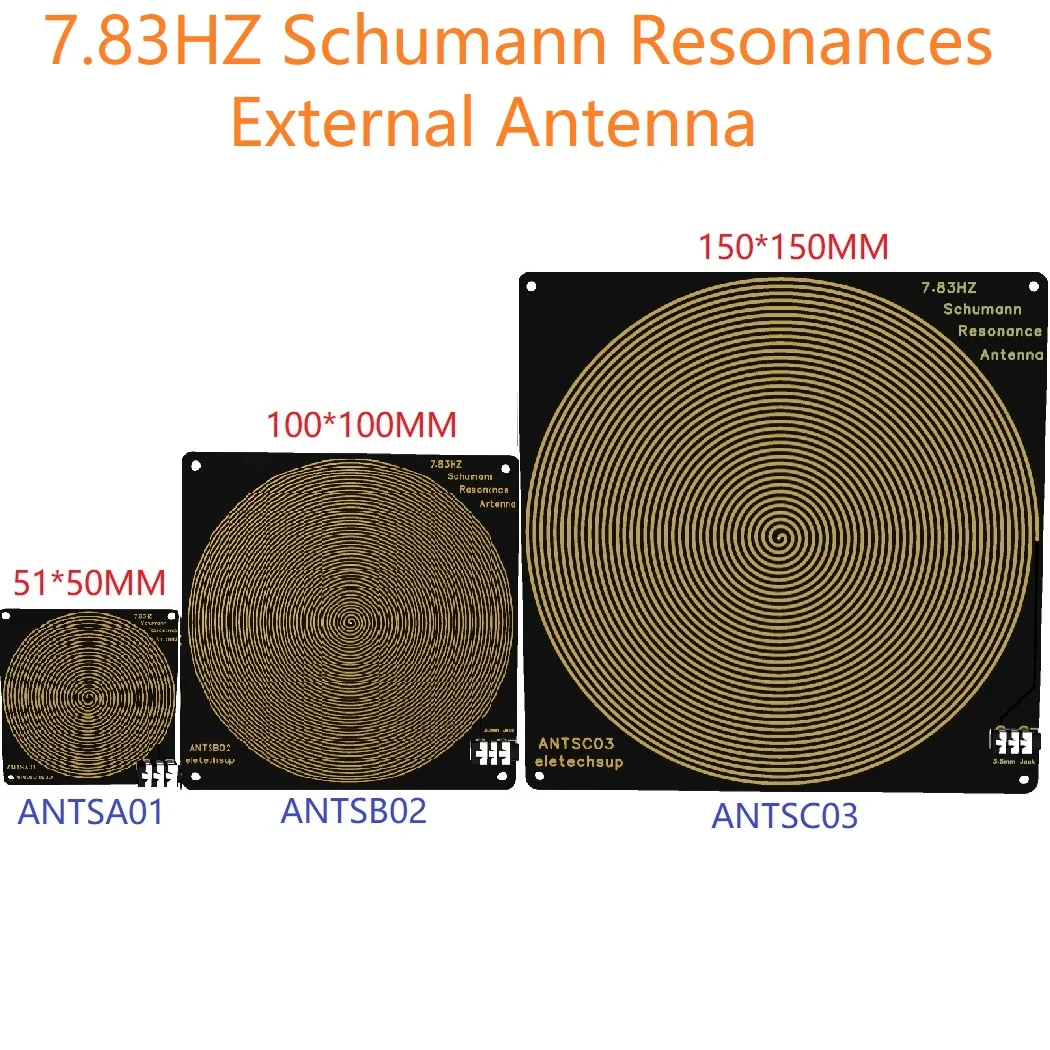 0.01-300KHZ Adjustable Schumann resonances 7.83HZ External Antenna 3.5MM Audio Input for SMLDA01  SMJAC03 SMECN04