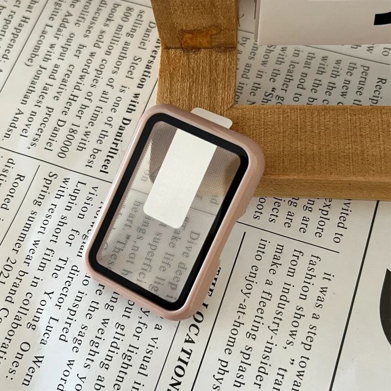 Watch Case for Samsung Galaxy Fit 3 Tempered Glass Screen Smartwatch Protector Hard PC Bumper+Glass for Galaxy Fit3 Accessories image 3
