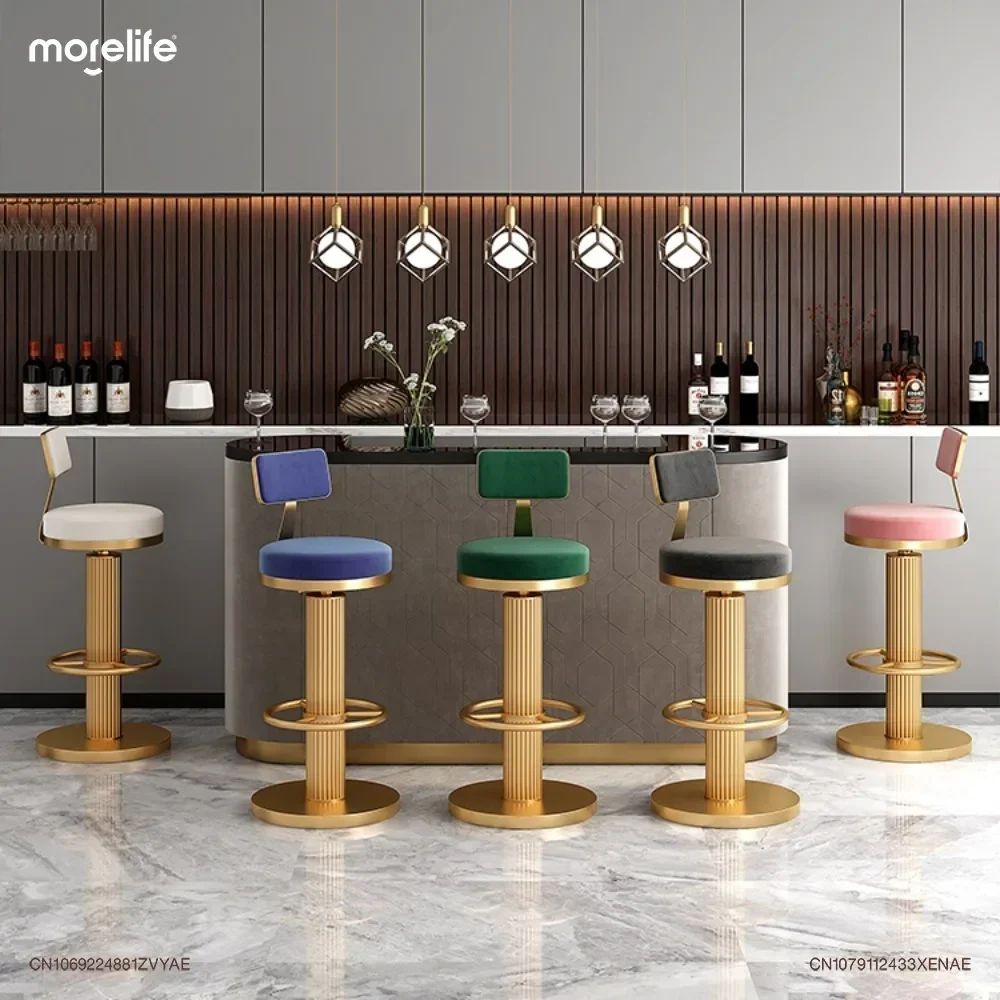 Island Table Dining Chair Light Luxury Counter Stool Characteristic Lift Bar Chair Kitchen High Legged Stool  Furniture K01+