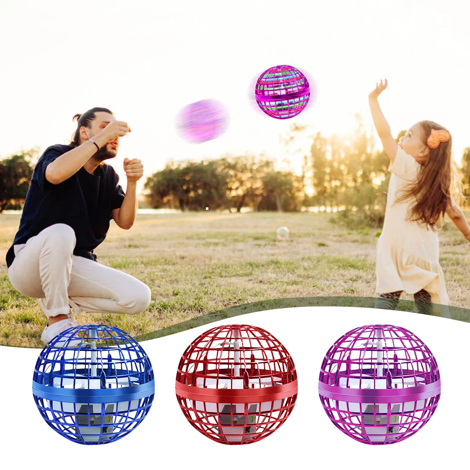 New Swirling Flying Ball  Route  Pro New Strange Creative Decompression Toy Ufo Flying Gyro Flying Gyro Flying Ball Toys