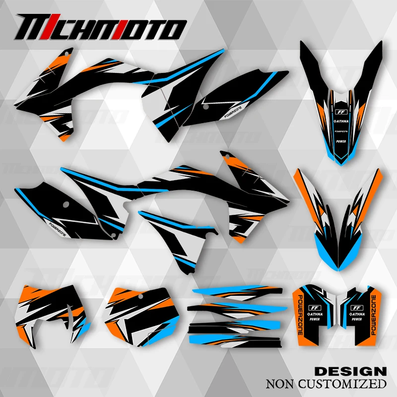 

MCHMFG новый стиль графические наклейки наборы наклеек для KTM 2011 2012 SXF 2012 2013 EXC