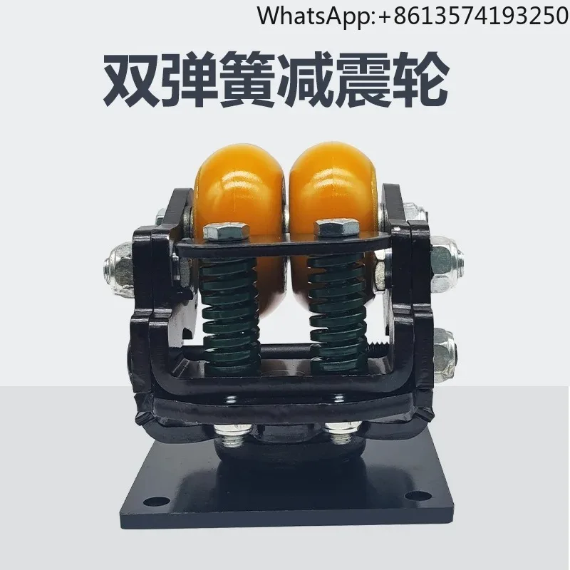 

【Best-selling】silent ultra-low shock-absorbing casters 15310 spring agv wheel polyurethane wheels