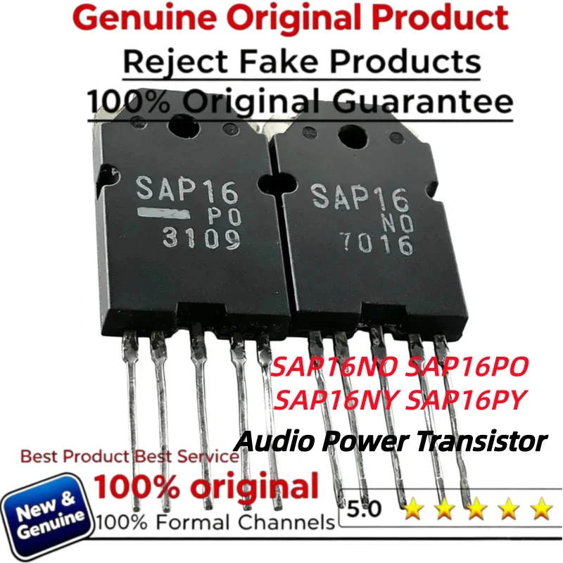 5PCS SAP16 SAP16NO SAP16PO SAP16NY SAP16PY SAP16N SAP16P Audio Power Transistor TO-3P-5