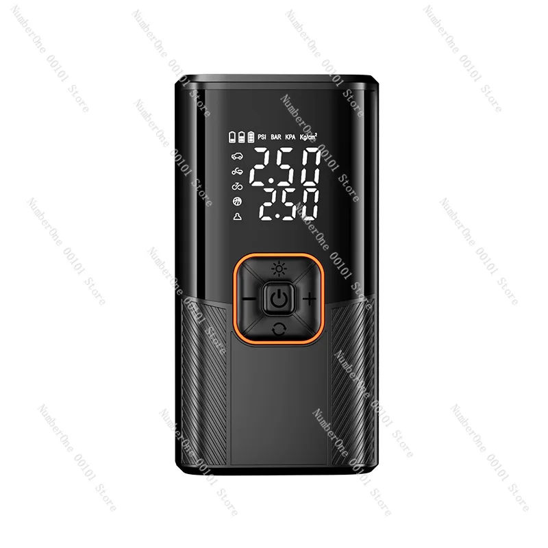 

Портативный беспроводной воздушный насос для автомобильных шин, электрический автоматический насос высокого давления с цифровым дисплеем