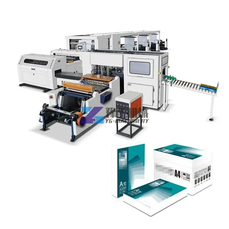 Automatic Roll To Sheet Paper Cutting Machine A4 Paper Cutting and Packing Machine Paper Cutting Machine