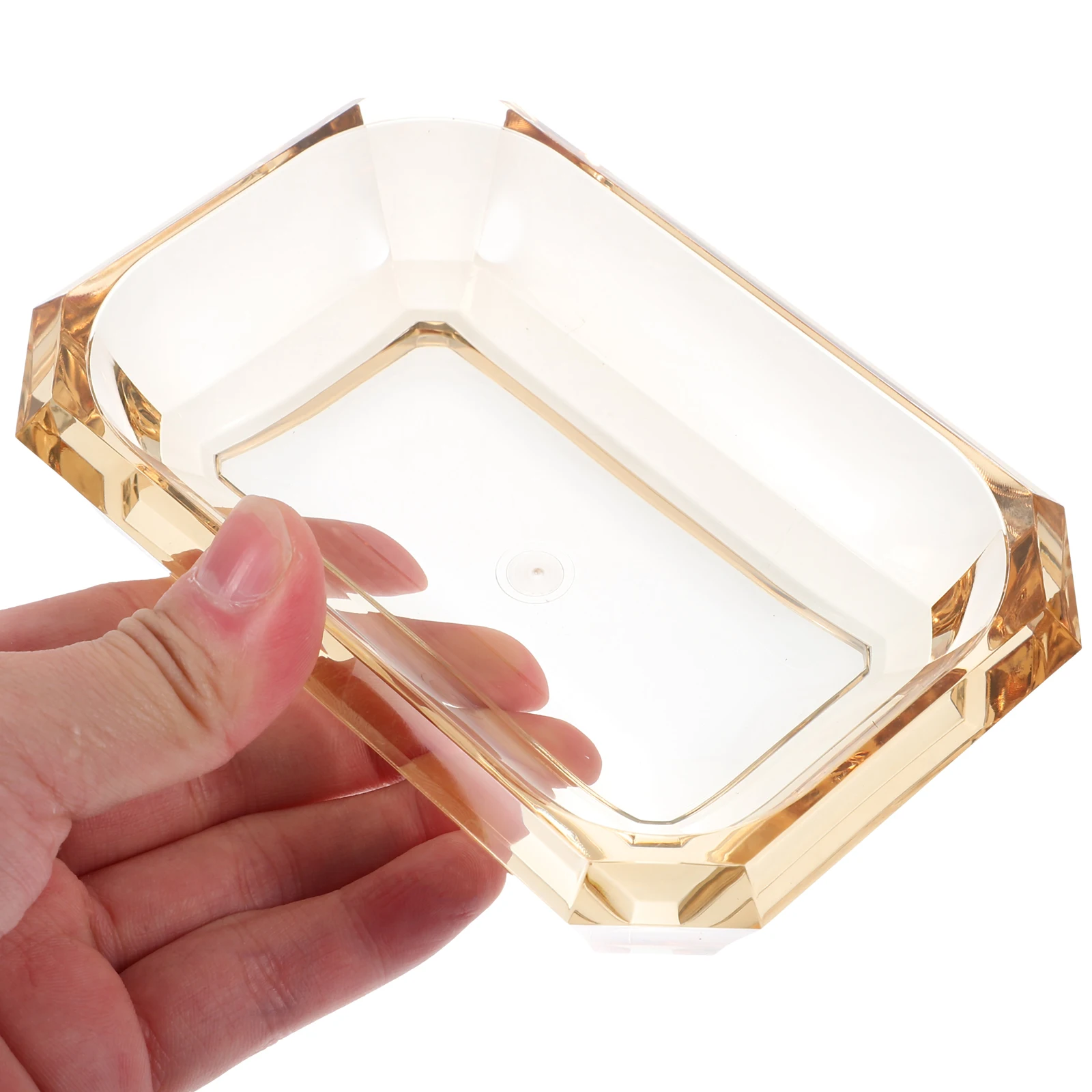 

Acrylic Bathroom Accessories Set Gold Lotion Bottle Toothbrush Cup Soap Dish Shampoo Dispenser Hotel