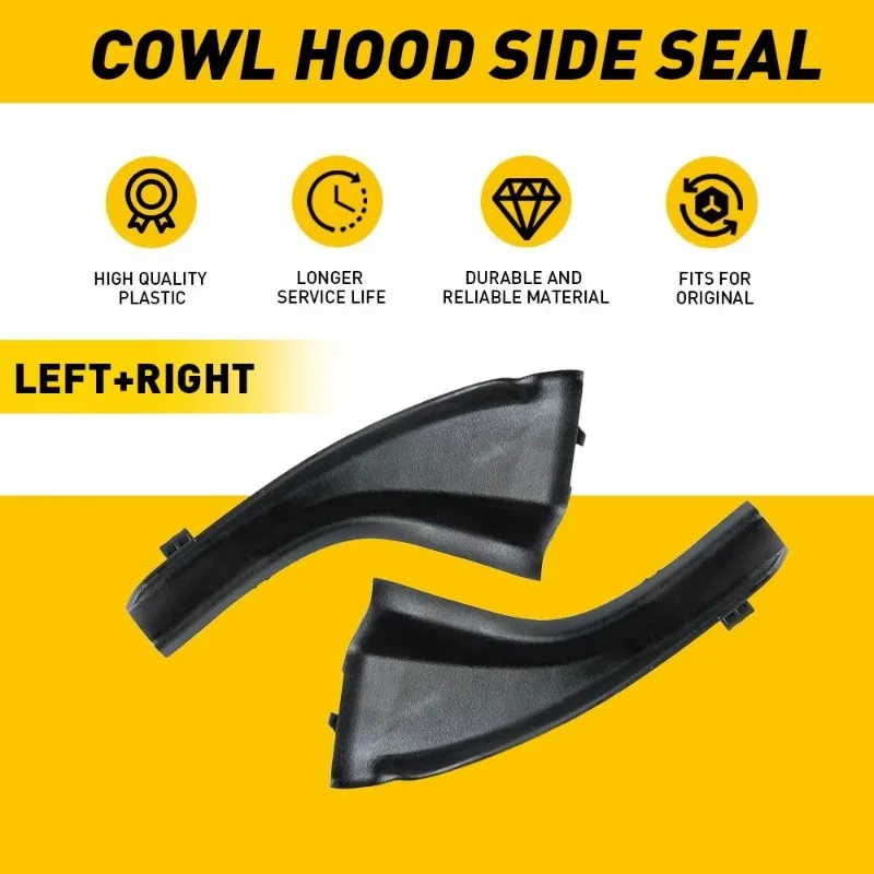 Car Front Windshield Wrap Corner Trim Wiper Cowl Side Trim Cover Lid Cap For Toyota RAV4 XA40 2013 2014 2015 2016 2017 2018 2019