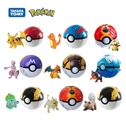 Nieuwe Pokemon Pokeball Anime Actiefiguren Pikachu Squirtle Pocket Monster Variant Pokémon Game Elf Bal Model Speelgoed Kids Gift