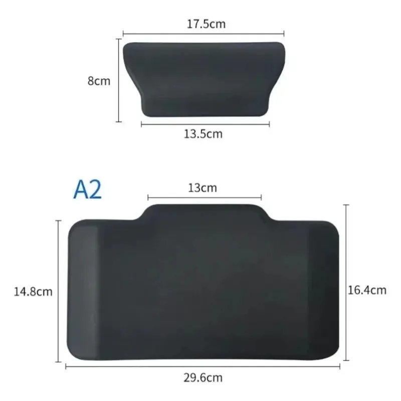 Motorcycle Passenger Backrest Back Universal Self-adhesive Shockproof Moto Rear Top Case Box Luggage Cushion Pad Backrest
