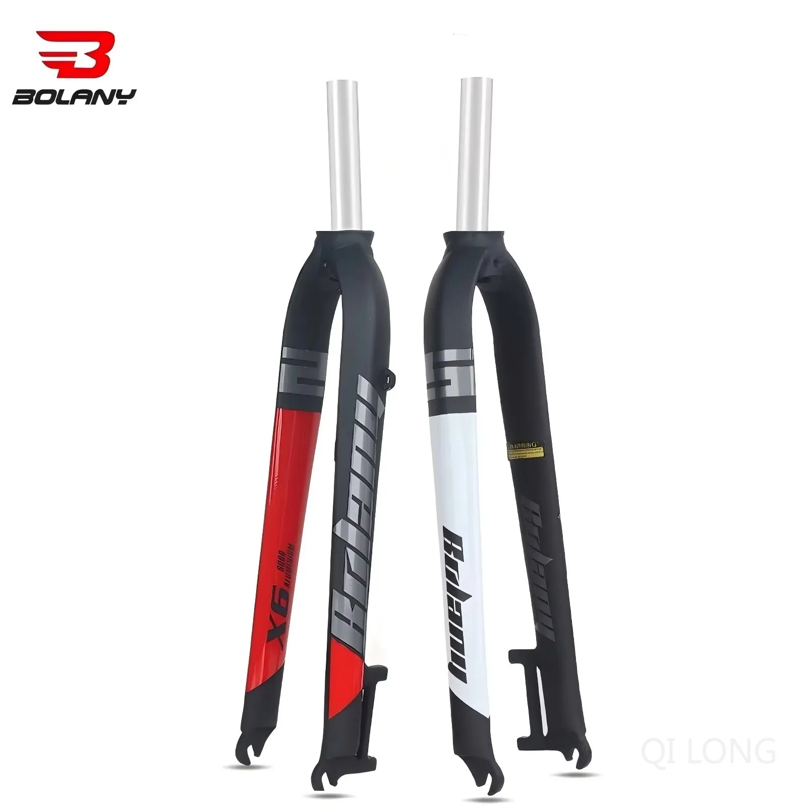 

BOLANY Mountain Bike Rigid Fork, Disc Brake Aluminum Alloy Front Fork for 26/27.5/29 Inch Bicycles, MTB Accessories
